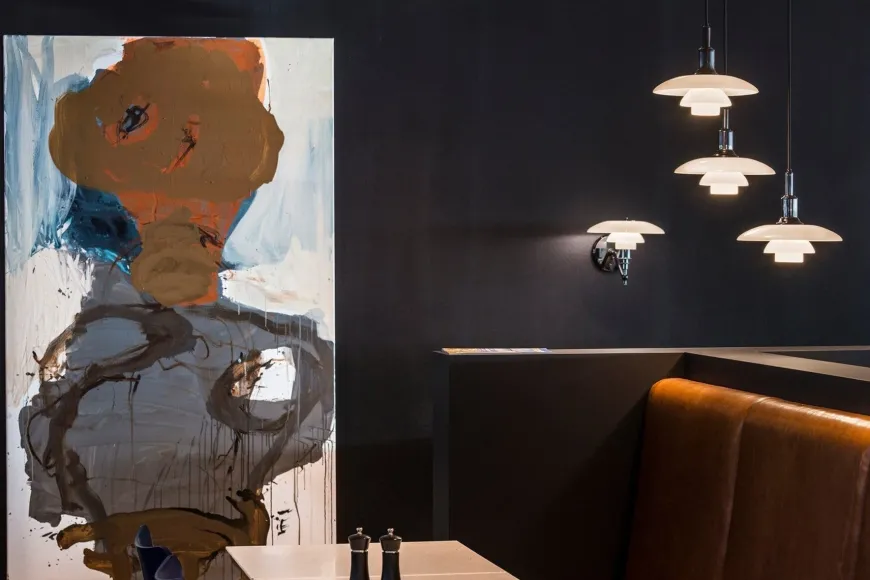 Louis Poulsen PH 3/2 Vegglampe Hvitt opalt glass - Krom / Opal