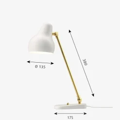 Louis Poulsen VL38 bordlampe