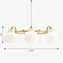 Louis Poulsen VL Ring Crown 7 taklampe