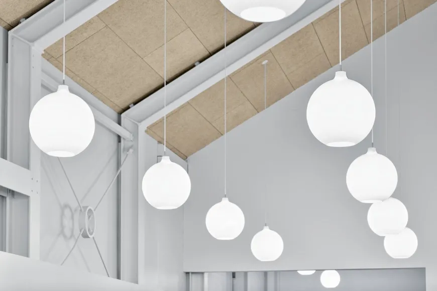 Louis Poulsen Wohlert taklampe Ø35 - Opal