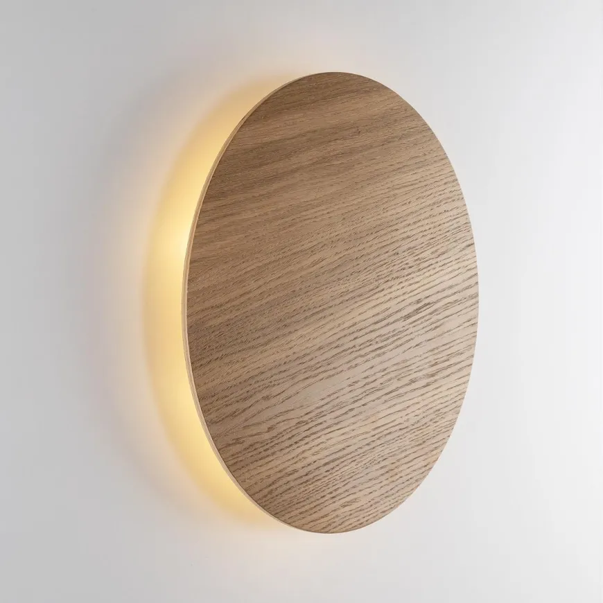 Luna wood vegglampe 40 cm
