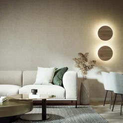 Luna wood vegglampe 40 cm