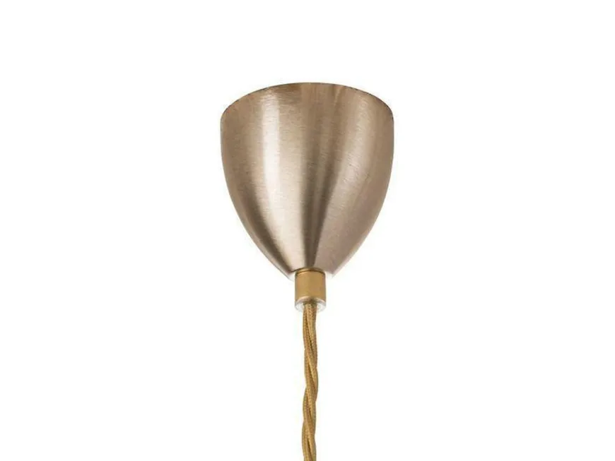 Lute takpendel 14 cm klar/kobber