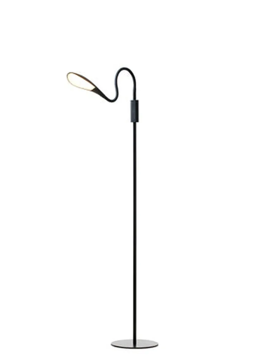 Mamba gulvlampe 5,5W 3000K 3 step dim - Svart