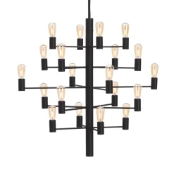 Manola 20 inkl dimbar LED - Svart