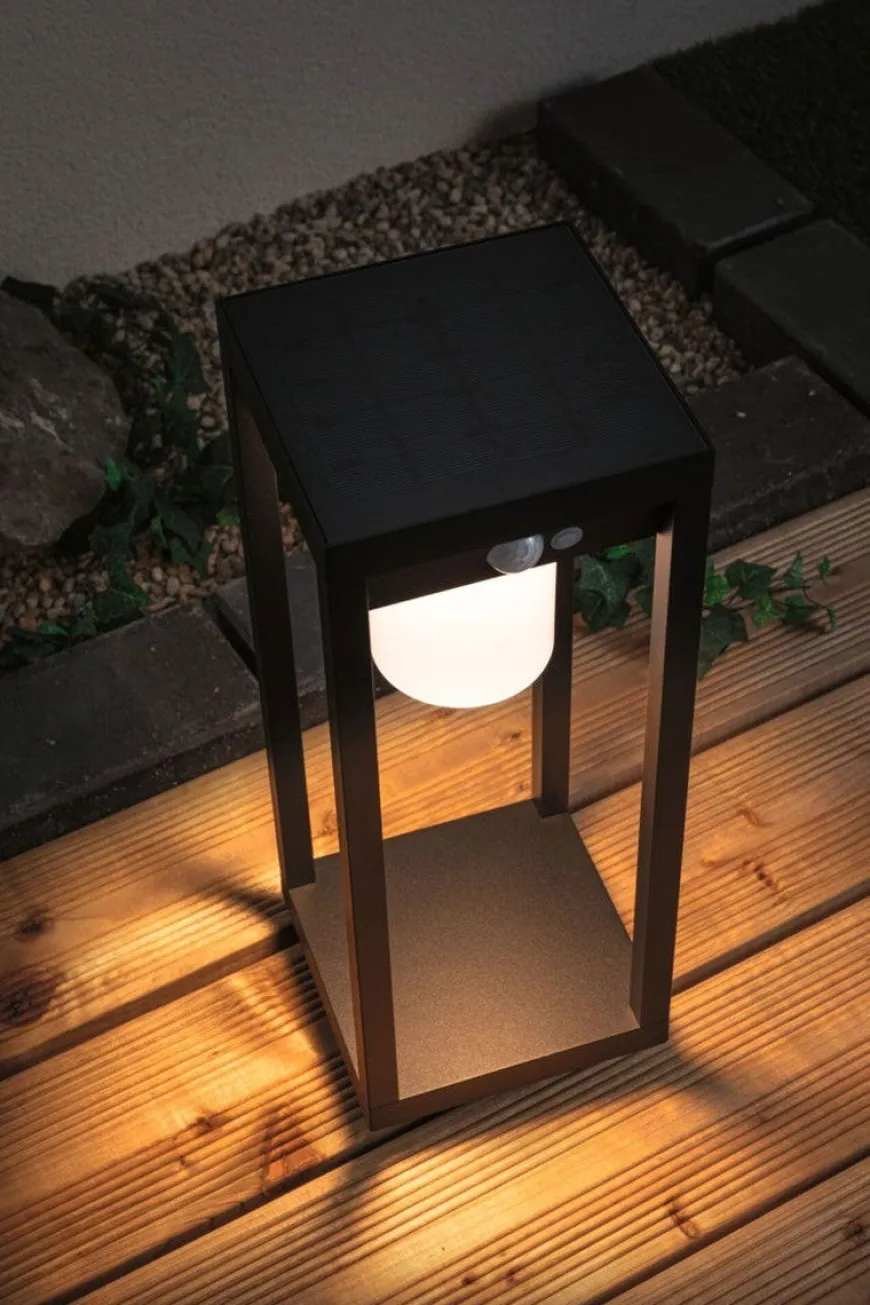 Marisol pullert utendørs 5,5W 3000 Kelvin m/bevegelses sensor - Solcelle