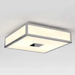 Mashiko 300 Square taklampe IP44 - Polert Krom