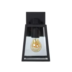 Matsol vegglampe utendørs E27 - Svart