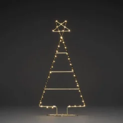 Messing juletre 60 cm 45 LED