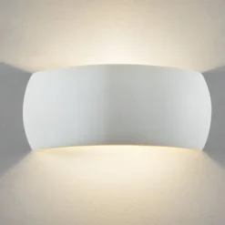 Milo vegglampe - Hvit