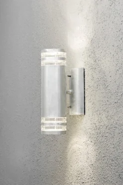 Modena vegglampe II opp/ned - Galvanisert
