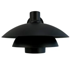 Morph D30 utendørs vegglampe IP44 - Svart