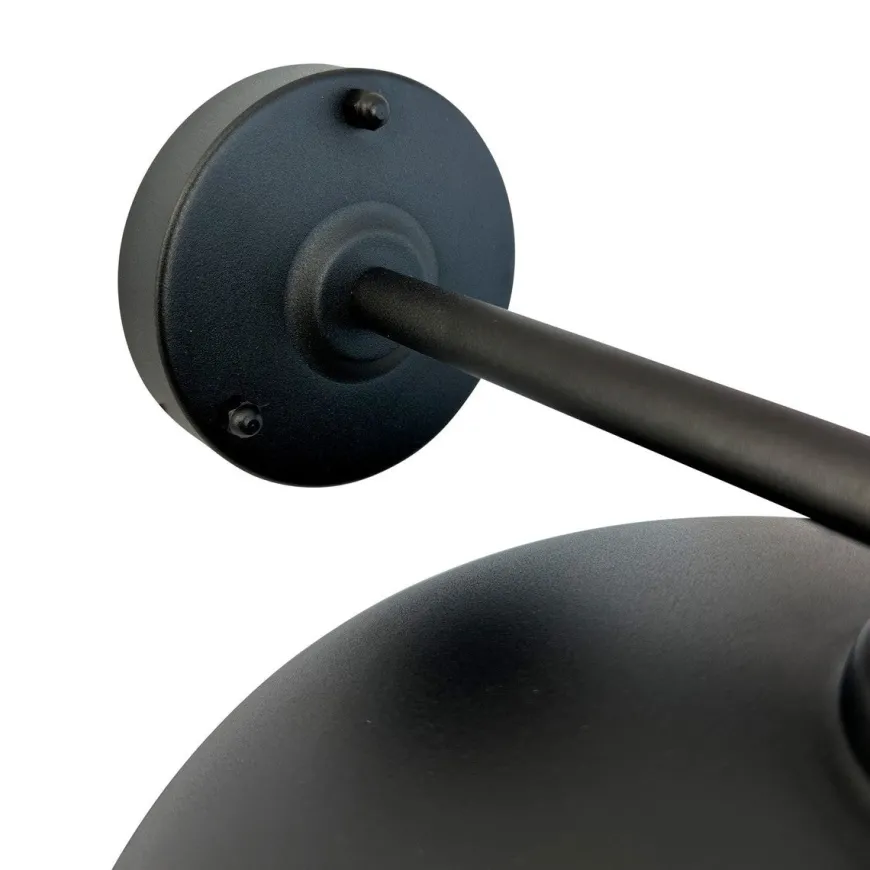 Morph D30 utendørs vegglampe IP44 - Svart