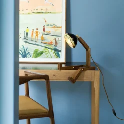 Mr. Wattson bordlampe, Limited Edition - Svart og messing