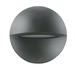 Nerine 140 vegglampe utensdørs 3,2W coloure switch 3000/4000K IP65 - Antrasitt grå
