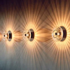 New Wave Optic 26 Wall Lamp - Klar
