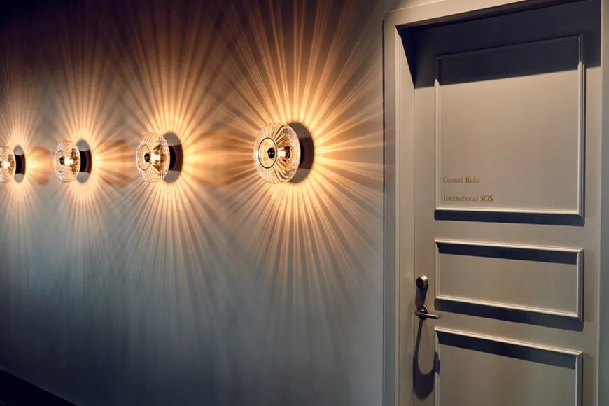 New Wave Optic 26 Wall Lamp - Klar
