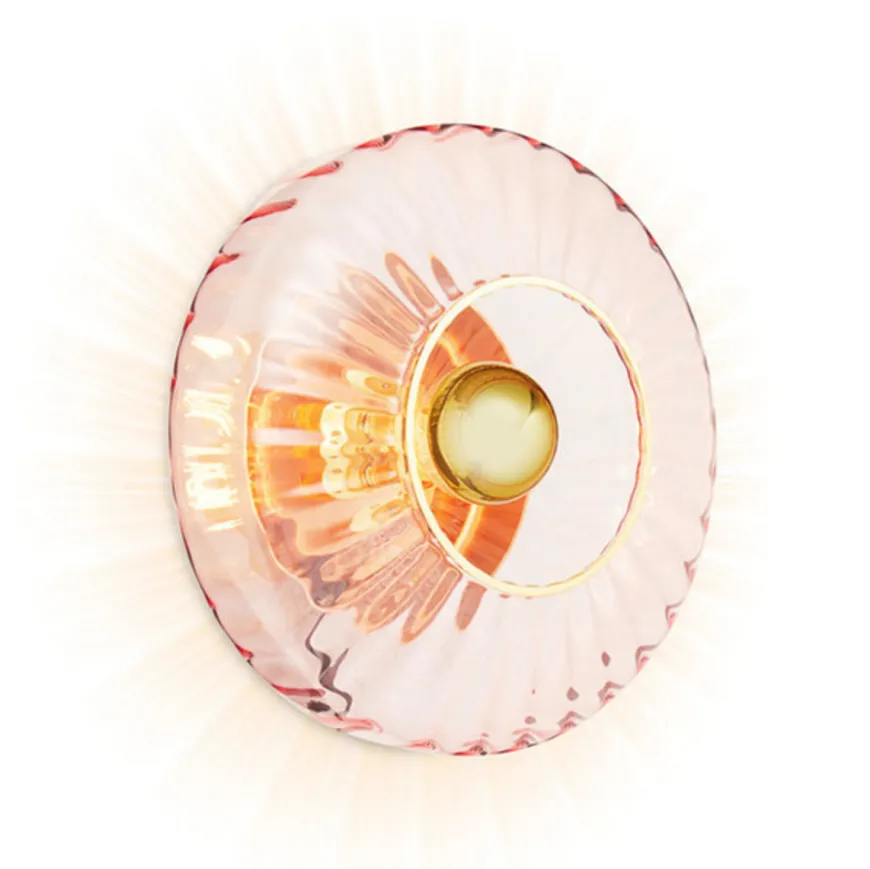 New Wave Optic XL Wall Lamp - Rose