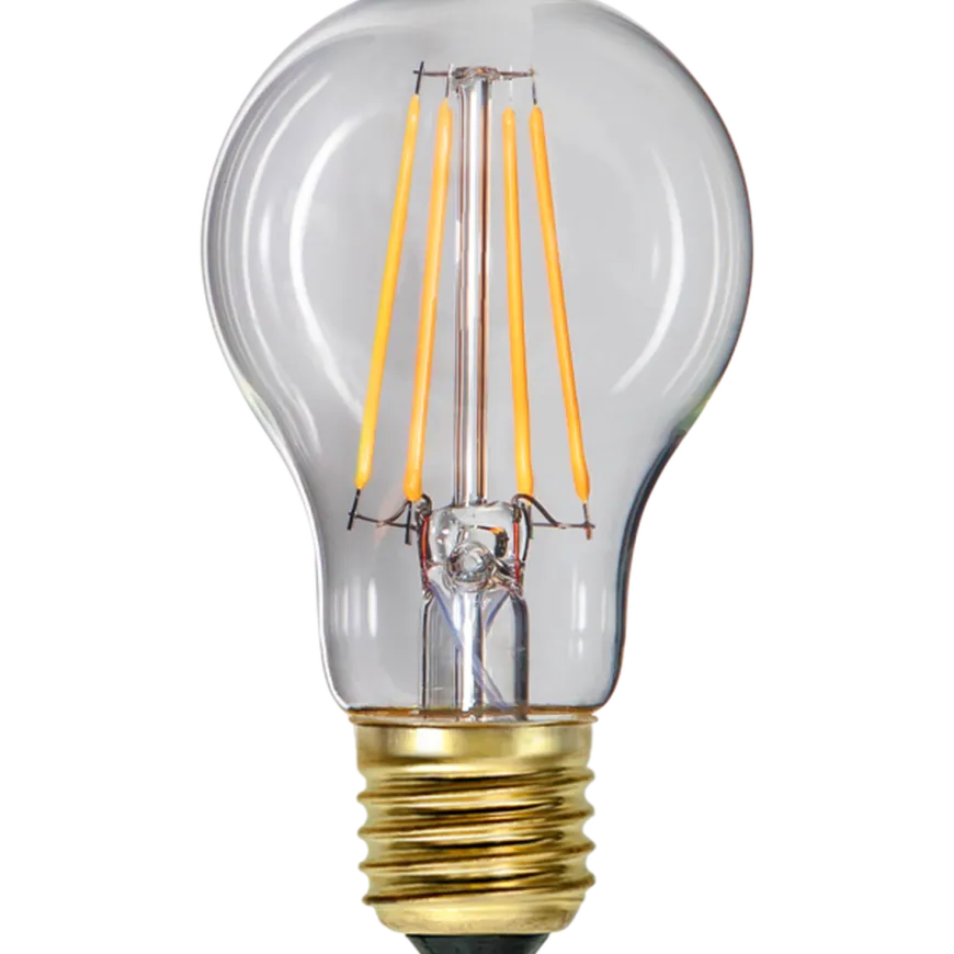Normal E27 Filament LED 7W 2100K 60 mm dimbar - Klar