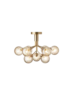 Nuura Apiales 9 ceiling messing/optic glass