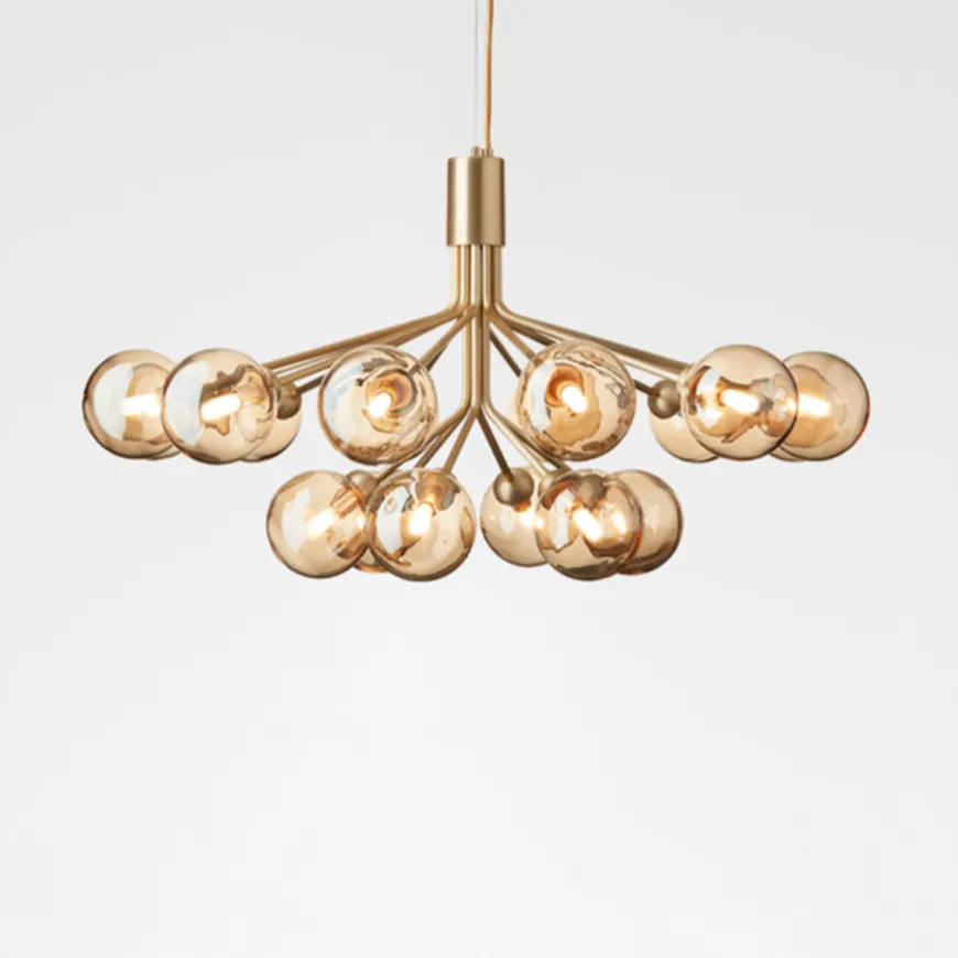 Nuura Apiales 18 messing/optic gold glass