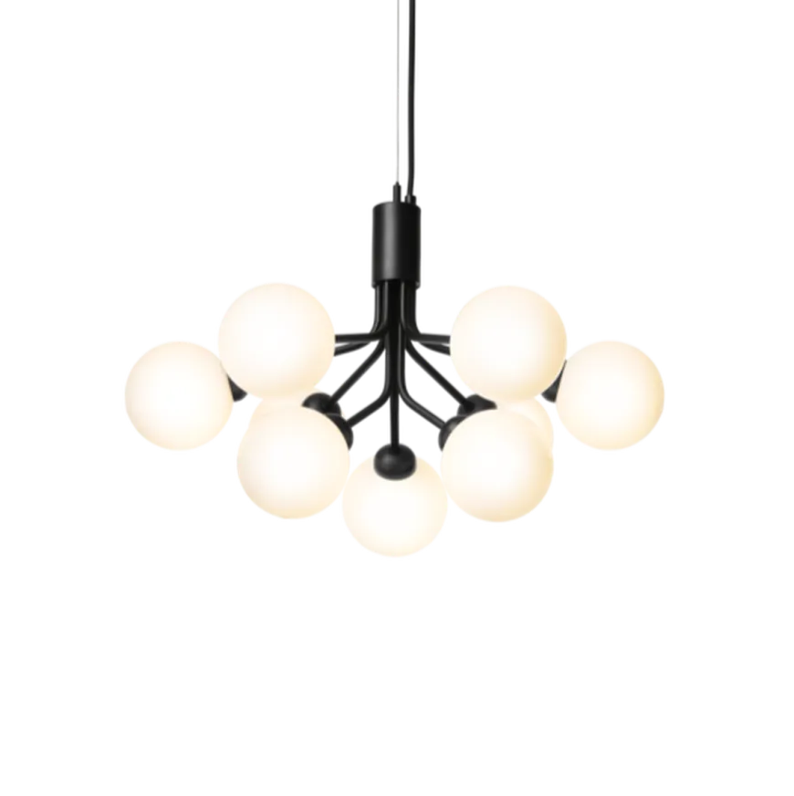 Nuura Apiales 9 satin svart/opal