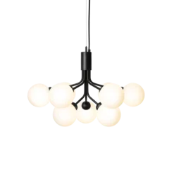 Nuura Apiales 9 satin svart/opal