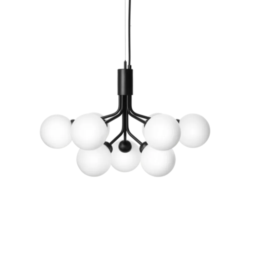 Nuura Apiales 9 satin svart/opal