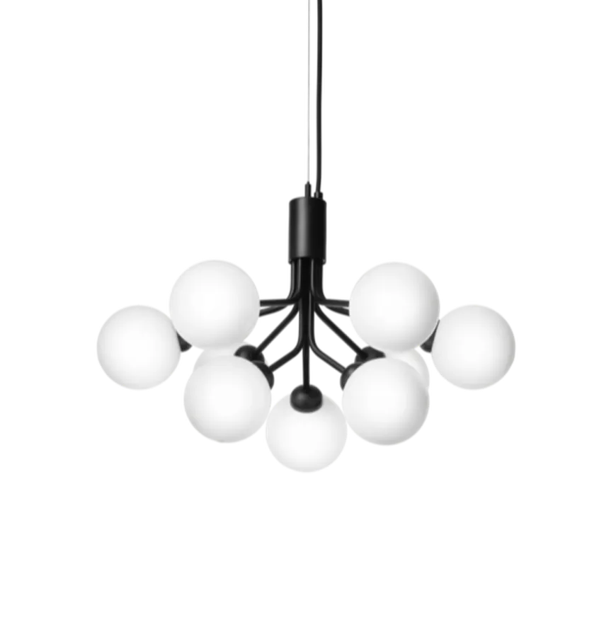 Nuura Apiales 9 satin svart/opal