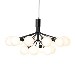 Nuura Apiales 18 satin svart/opal