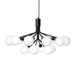 Nuura Apiales 18 satin svart/opal