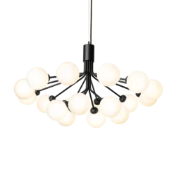 Nuura Apiales 18 satin svart/opal