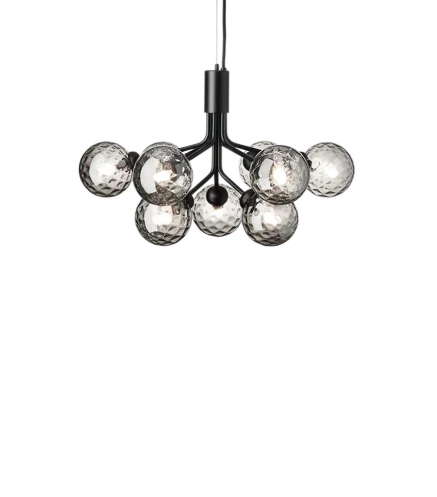 Nuura Apiales 9 svart/optic glass