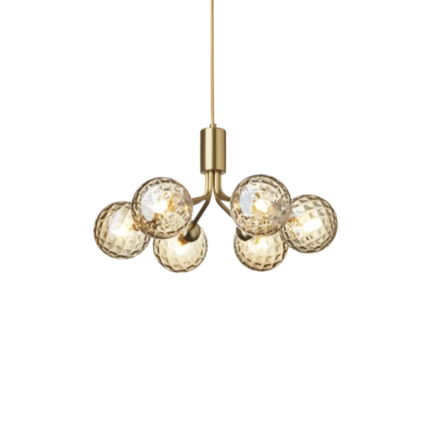 Nuura Apiales 6 taklampe messing / optic gold