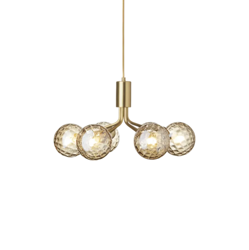Nuura Apiales 6 taklampe messing / optic gold