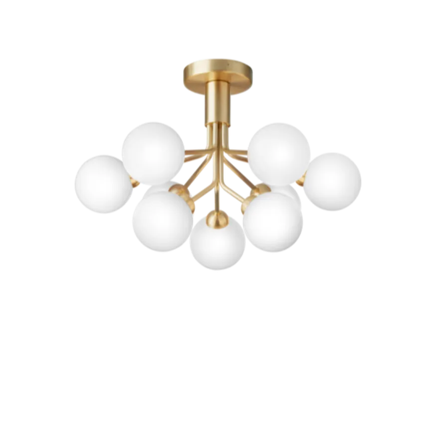 Nuura Apiales 9 taklampe messing/opal