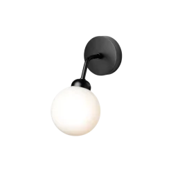 Nuura Apiales vegglampe - svart/Opal