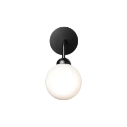 Nuura Apiales vegglampe - svart/Opal