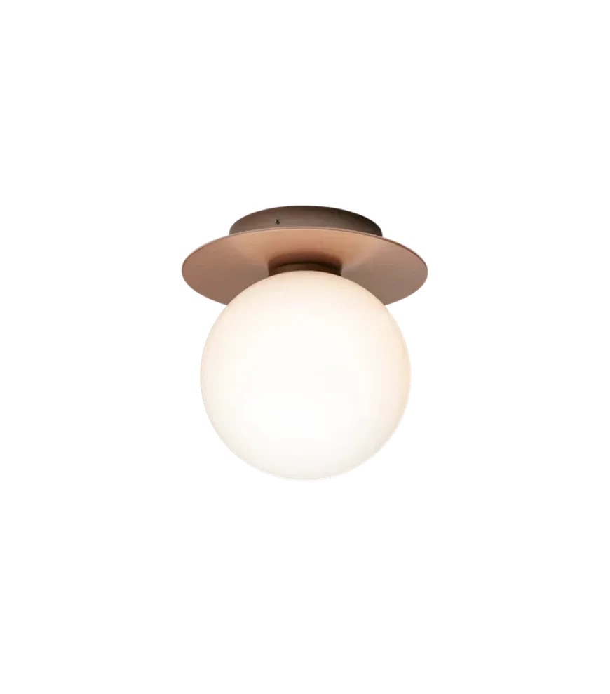 Nuura Liila 1 utendørslampe - mørk bronse/opal
