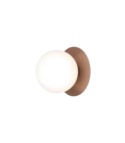Nuura Liila 1 utendørslampe - mørk bronse/opal