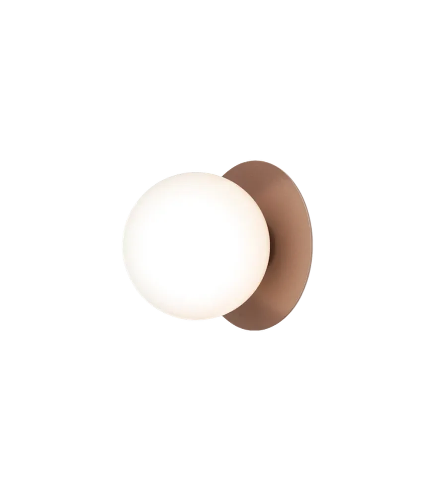 Nuura Liila 1 utendørslampe - mørk bronse/opal