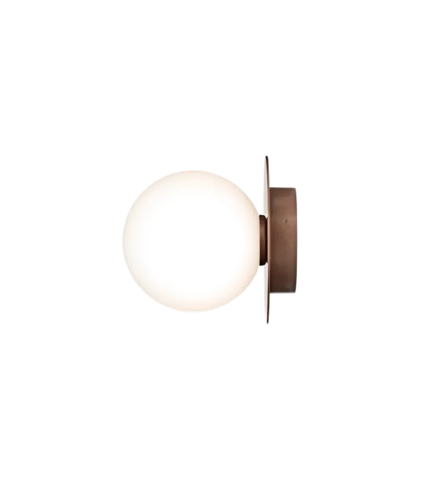 Nuura Liila 1 utendørslampe - mørk bronse/opal