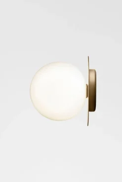 Nuura Liila 1 vegglampe/taklampe - large - nordic gold / opal