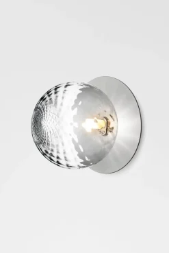 Nuura Liila 1 vegglampe/taklampe - large - light silver/optic glass