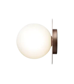 Nuura Liila 1 vegglampe/taklampe - large - bronse / opal