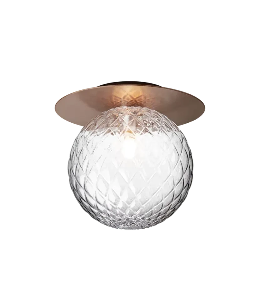 Nuura Liila 1 vegglampe/taklampe - large - bronse / optikk