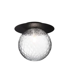 Nuura Liila 1 vegglampe/taklampe - large - svart / optikk