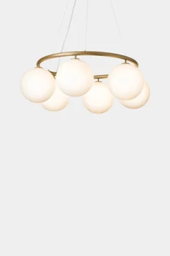 Nuura Miira 6 circular messing / opal