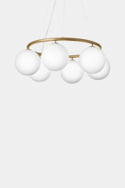 Nuura Miira 6 circular messing / opal