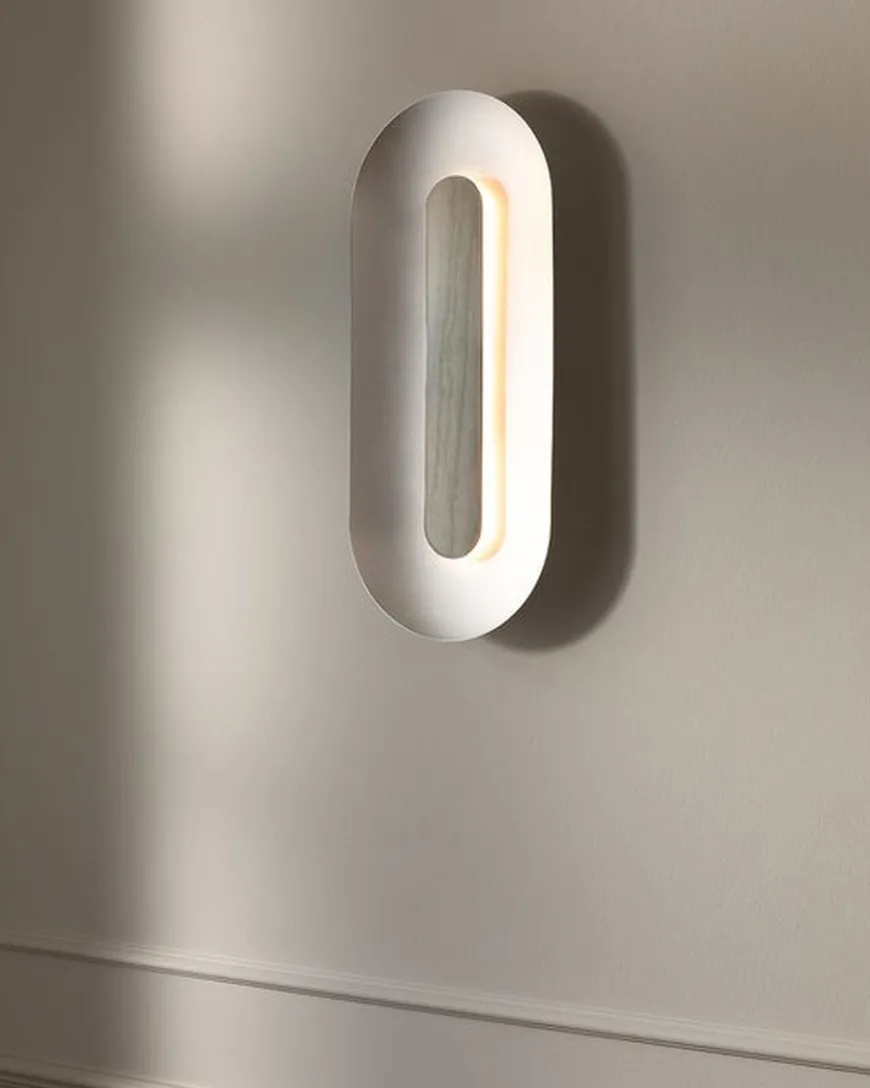 Nuura Sasi Large vegglampe - Sølv